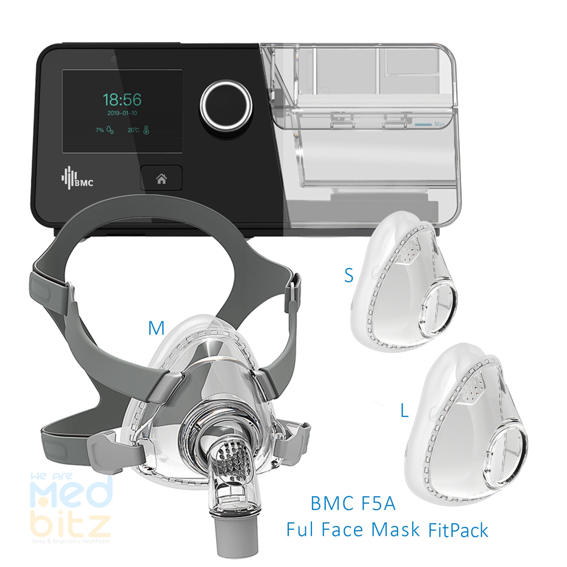 BMC G3 A20 Auto CPAP with Heated Humidifier | We are Medbitz Pte
