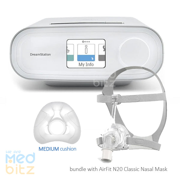Philips DreamStation  Auto CPAP + Resmed Mask